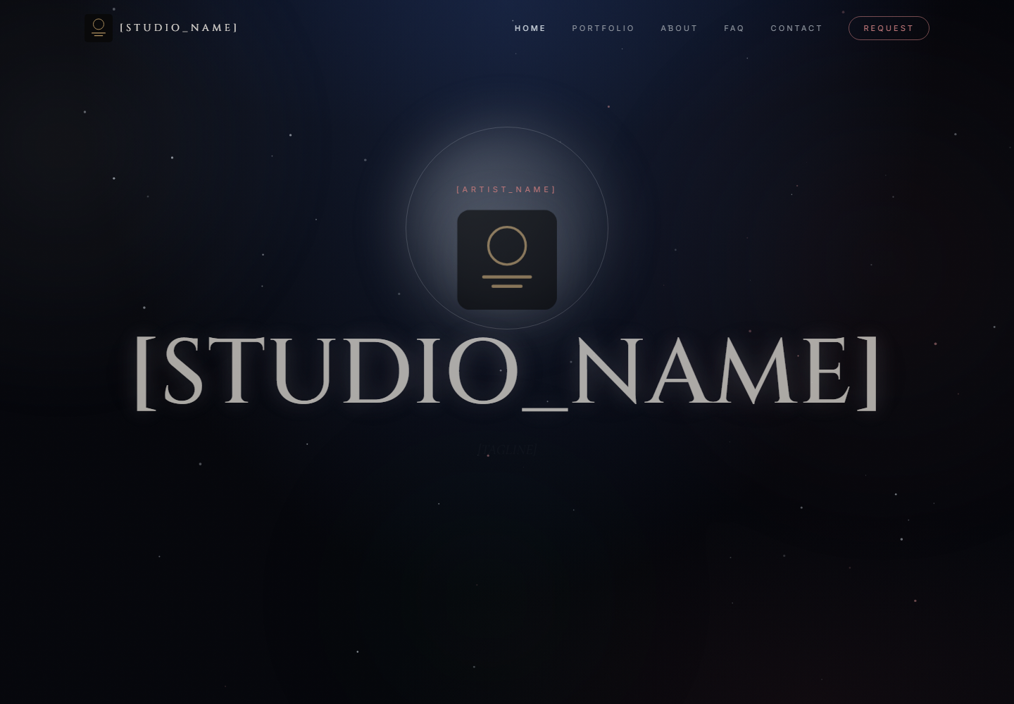 Ink of Dreams single-artist template local preview
