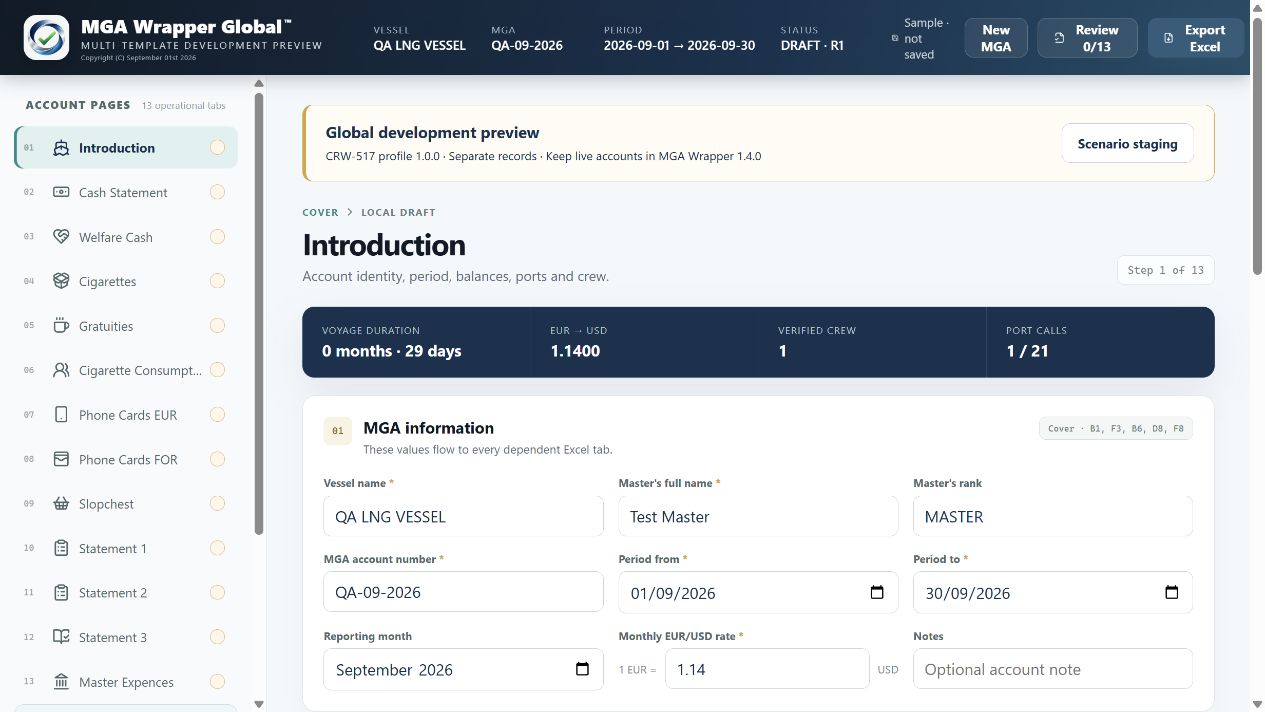 MGA Wrapper Global nonpersistent QA development preview